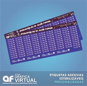 Kit 104 Etiquetas Autoclaváveis