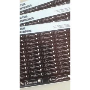 Mini Kit com 46 etiquetas autoclaváveis Vinil     